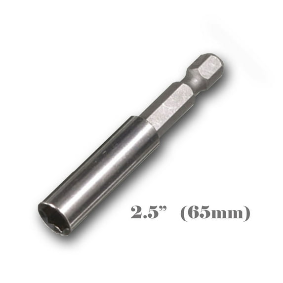 MTP ® 2.5" Pack of 10 Magnetic Bit Extension Holder 2"/4"/6" Quick Change 1/4" Hex Shank Fit Power Drill / Impact Driver
