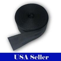 MTP 2" x 10 Yards (30') Seat-belt Black Polyester Webbing Strap Repair 5 Panel 5000 lbs Used in Lugguage, Belt Repair