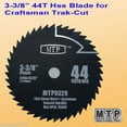 thumbnail image 1 of MTP ® 3-3/8-inch 10mm Arbor HSS Metal Circular Saw Blade fit Craftsman Trak Cut, 1 of 1
