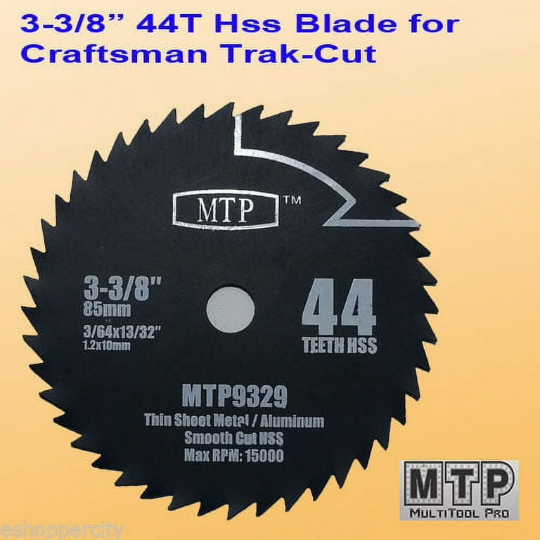 MTP 3 3 8 inch 10mm Arbor HSS Metal Circular Saw Blade fit Craftsman Trak Cut Walmart