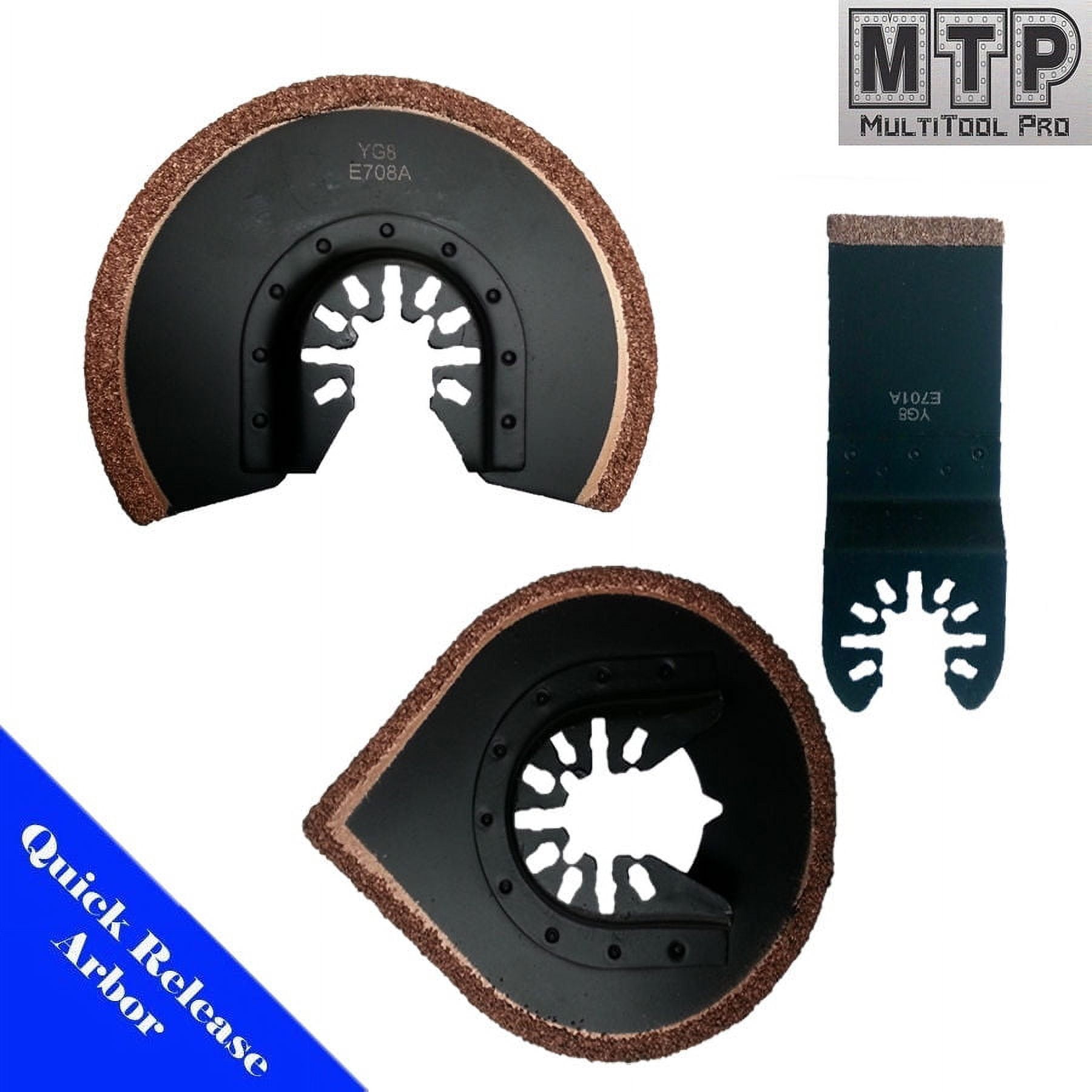 MTP ? 3 Grout Remove Carbide Saw Blade Oscillating Multitool Quick
