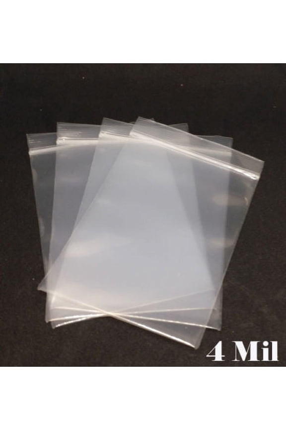4 Mil Clear Zip Lock 2x2.75"(5x7 cm), Reclosable Bag Zipper Lock Zipper Packing Heavy Duty Plastic Bag