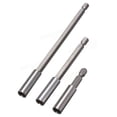 thumbnail image 1 of MTP Magnetic Bit Extension Holder, 2"/4"/6", 1/4" Hex Shank, Chrome Vanadium Steel - 3pc, 1 of 3
