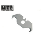 MTP ® Pack 30 Pc Utility Hook Blades w/ Free Case Carpet Roofing Knife Standard Size
