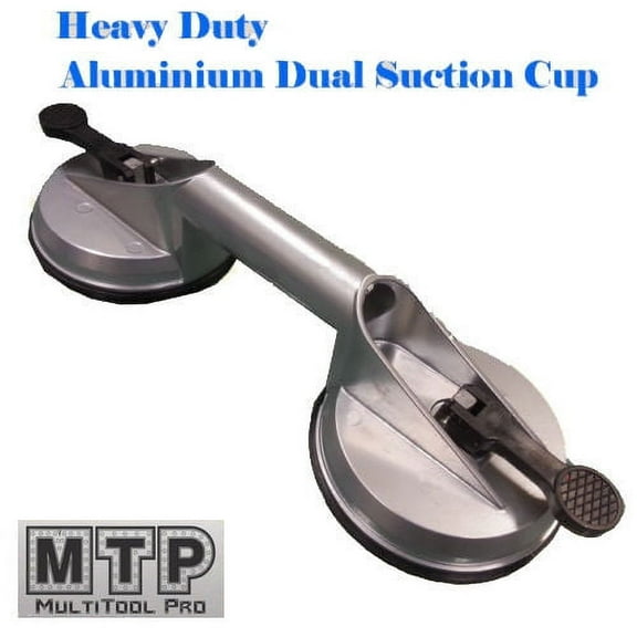 MTP ® Pack of 2 4-5/8" Double Aluminium Heavy Duty Suction Cup Dent Puller Lifer Glass Remover Body Repair Stone 160 lbs