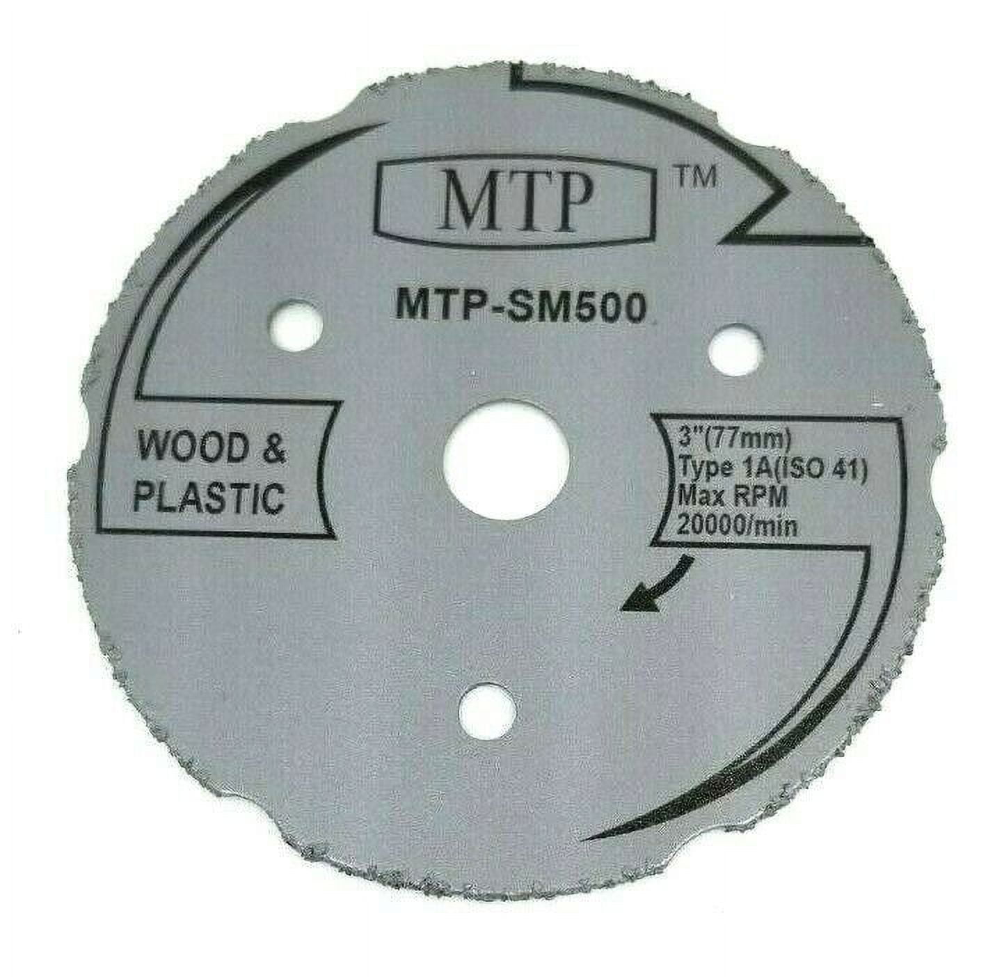 MTP 3 Carbide Circular Saw for Wood Plastic Compatible with Dremel Rotozip Rigid Cut off Tool Walmart