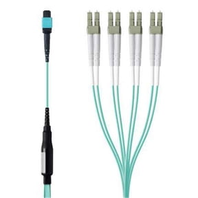 MTP To LC Fiber Optic Network Cable, 2 m.