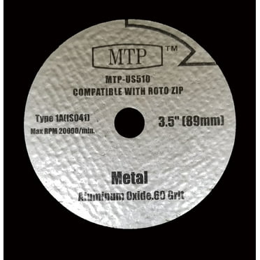 MTP ® pack of 3 3.5" in Dia Metal Cutting Wheel For Dremel US40 US510 Ultra Saw 60 Grit
