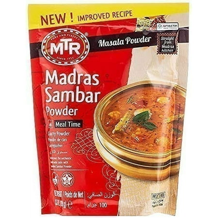MTR Madras Sambar Powder 3.5 oz pouch Pack of 4