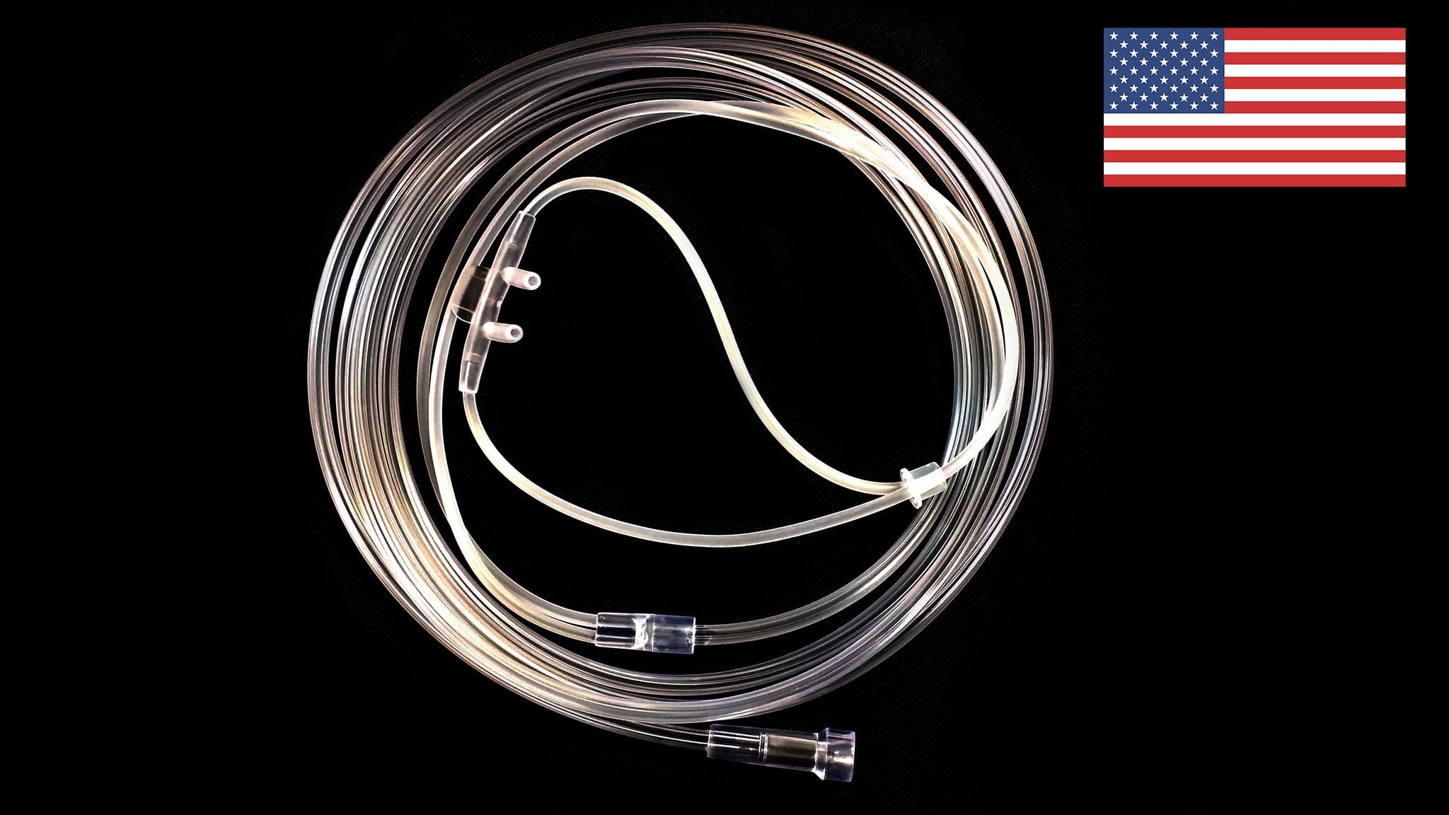 MTR Nasal Cannula complete with soft silicone tips & 7 ft. crush