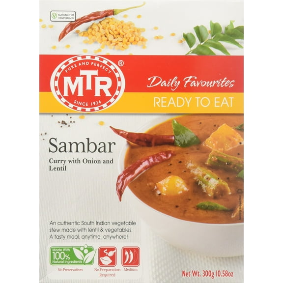 MTR Ready To Eat Sambar 300 gms - Instant Meal