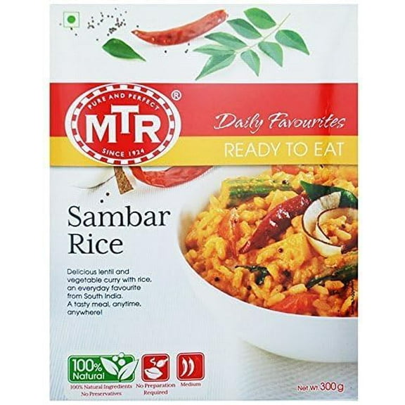 MTR Ready To Eat Sambar Rice 300 gms - Instant Meal