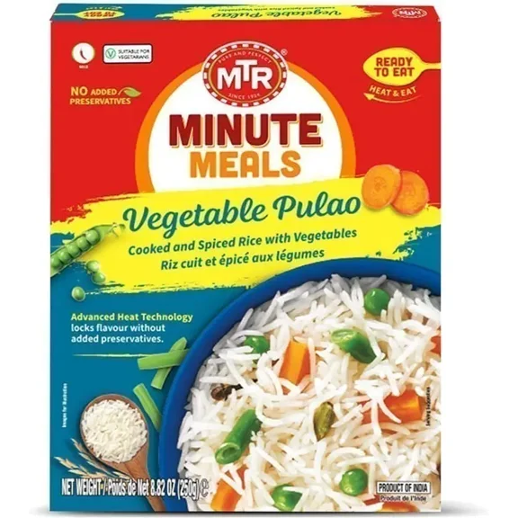 MTR Vegetable Pulao (Ready-to-Eat) 10.5 oz box