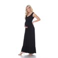 thumbnail image 1 of MTR310-01-S Maternity Harley Maxi Dress, Black - Small, 1 of 1