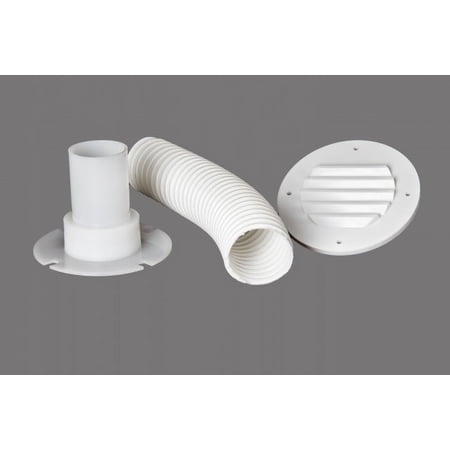 MTS Products 275 9 in. Colonial White Vent Battery Box Accessory Kit