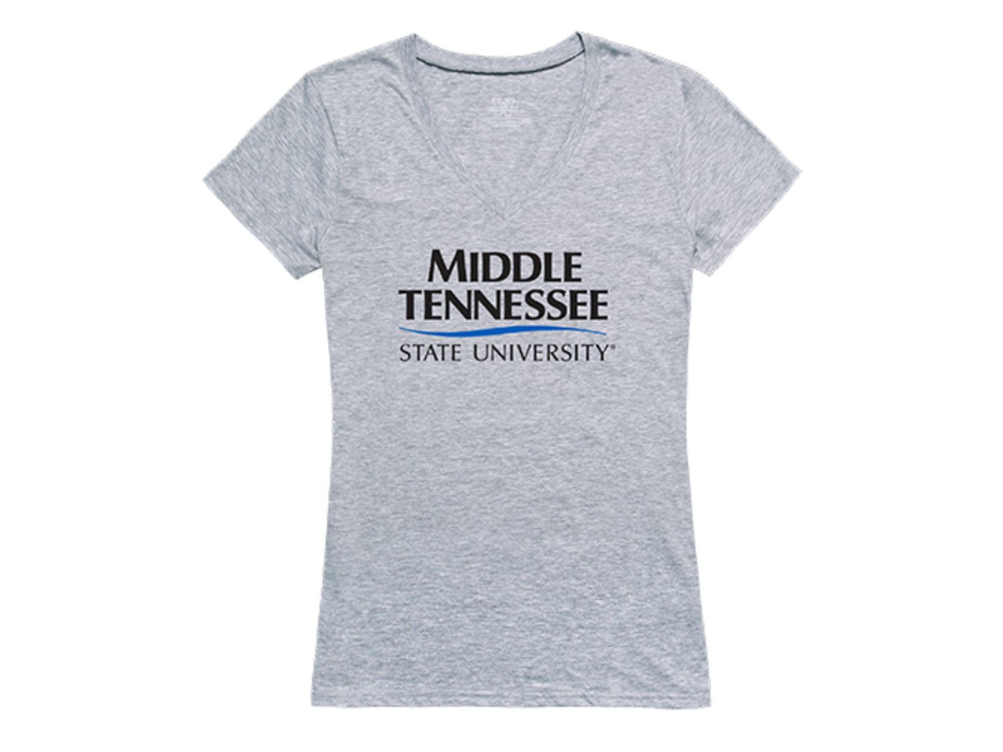 MTSU Middle Tennessee State University Womens Seal T-Shirt Heather Grey ...