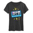 thumbnail image 1 of MTV - 1981 Mix Cassette Tape - Women's Short Sleeve Graphic T-Shirt, 1 of 4