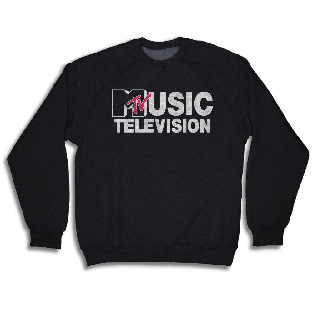 MTV 90s Classic Hoodie Sweatshirt - Mens Logo Iconic Hoodie - I