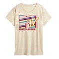 thumbnail image 1 of MTV - Allan Logo  - Women's Short Sleeve Graphic T-Shirt, 1 of 4