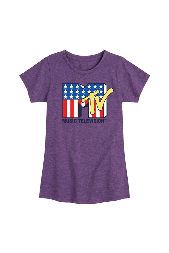 - Americana Logo - Toddler And Youth Girls Short Sleeve Graphic T-Shirt