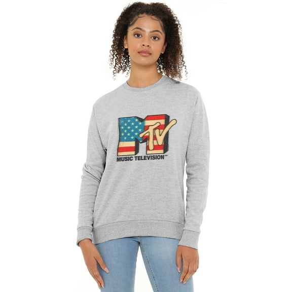 MTV Americana Logo Women's Crew Sweatshirt