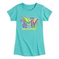 thumbnail image 1 of MTV - Animal Print Splatter - Toddler & Youth Girls Short Sleeve Graphic T-Shirt, 1 of 4
