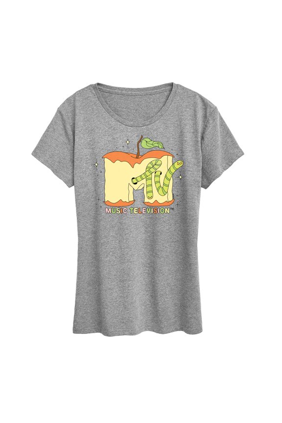 - Apple Logo - Women's Short Sleeve Graphic T-Shirt