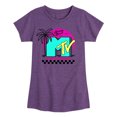 thumbnail image 1 of MTV - Beach Logo - Toddler And Youth Girls Short Sleeve Graphic T-Shirt, 1 of 4