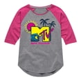 thumbnail image 1 of MTV - Beach Wave MTV - Girls Shirt Tail Raglan, 1 of 3