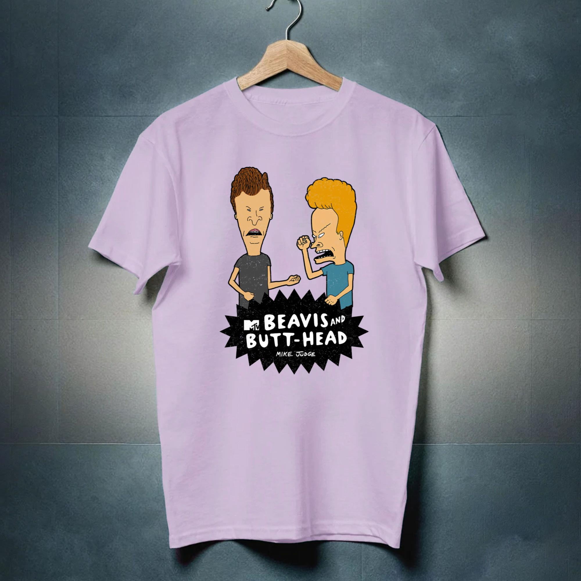 T-shirt Beavis Et Butthead Métal Lourd - Coton, Noir, Coupe Classique, Fait Main, Année 2023