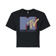 thumbnail image 1 of MTV - Blue Logo -Juniors Cropped Tee, 1 of 5