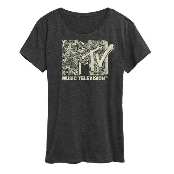 MTV - Brocade  Logo  - Women's Short Sleeve Graphic T-Shirt