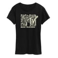 thumbnail image 1 of MTV - Brocade  Logo  - Women's Short Sleeve Graphic T-Shirt, 1 of 4