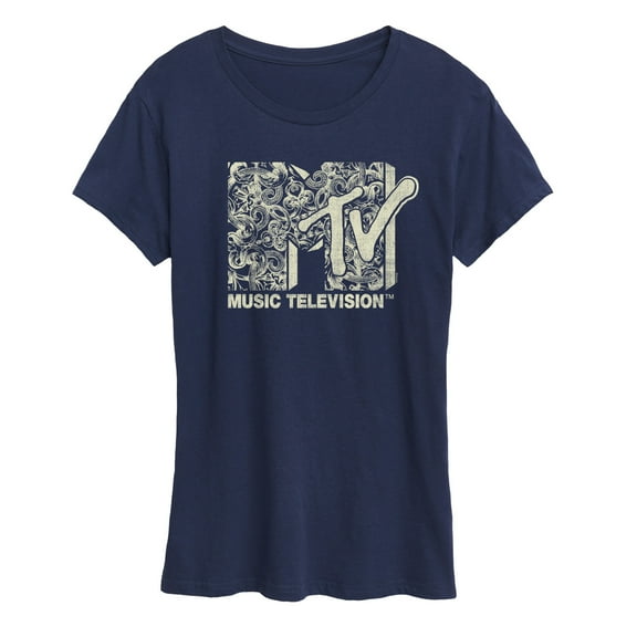 MTV - Brocade  Logo  - Women's Short Sleeve Graphic T-Shirt