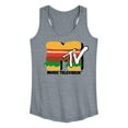 thumbnail image 1 of MTV - Burger MTV Logo - Women's Racerback Tank Top, 1 of 4