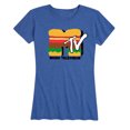 thumbnail image 1 of MTV - Burger MTV Logo - Women's Short Sleeve Graphic T-Shirt, 1 of 4