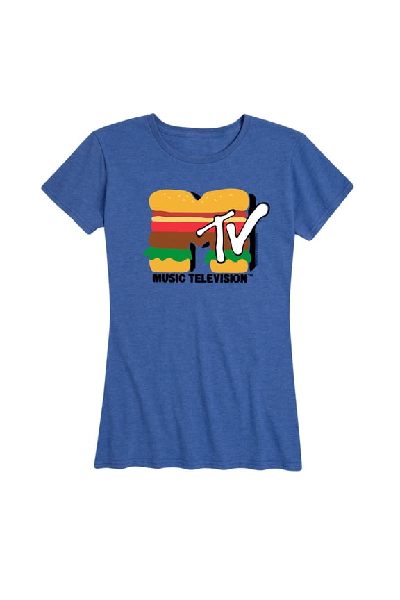 - Burger MTV Logo - Women's Short Sleeve Graphic T-Shirt
