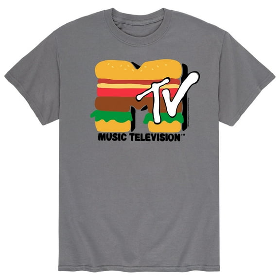 MTV - Burger Tv - Men's Short Sleeve Graphic T-Shirt