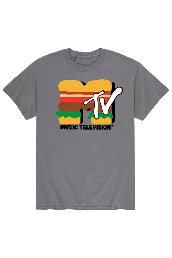 - Burger Tv - Men's Short Sleeve Graphic T-Shirt