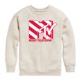 thumbnail image 1 of MTV - Candy Cane MTV - Toddler & Youth Crewneck Fleece Sweatshirt, 1 of 5
