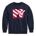 thumbnail image 1 of MTV - Candy Cane MTV - Toddler & Youth Crewneck Fleece Sweatshirt, 1 of 5
