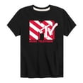 thumbnail image 1 of MTV - Candy Cane MTV - Toddler & Youth Short Sleeve Graphic T-Shirt, 1 of 5