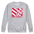 thumbnail image 1 of MTV - Candy Cane - Men's Crew Neck Fleece Pullover, 1 of 5