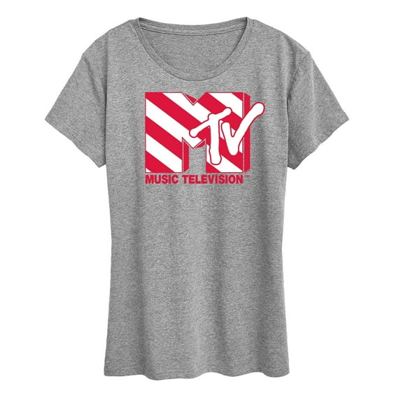 MTV - Candy Cane - Women's Short Sleeve Graphic T-Shirt