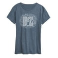 thumbnail image 1 of MTV - Chalkboard Logo  -  Women's Short Sleeve Graphic T-Shirt, 1 of 4