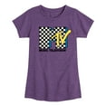 thumbnail image 1 of MTV - Checker Logo - Toddler And Youth Girls Short Sleeve Graphic T-Shirt, 1 of 5