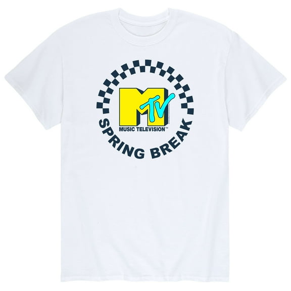 MTV - Checker MTV - Men's Short Sleeve Graphic T-Shirt
