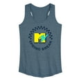 thumbnail image 1 of MTV -  Checkered Spring Break MTV Logo - Women's Racerback Tank Top, 1 of 4