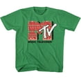 thumbnail image 1 of MTV Christmas Sweater Vintage Green Youth T-Shirt, 1 of 2