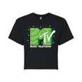 thumbnail image 1 of MTV - Christmas Tree - Juniors Cropped Cotton Blend T-Shirt, 1 of 5